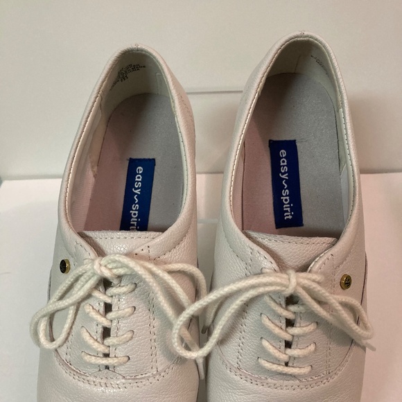 Easy Spirit Shoes Womens 8 M Motion Sneakers Oxford Leather Low Top Lace Up - Picture 12 of 12